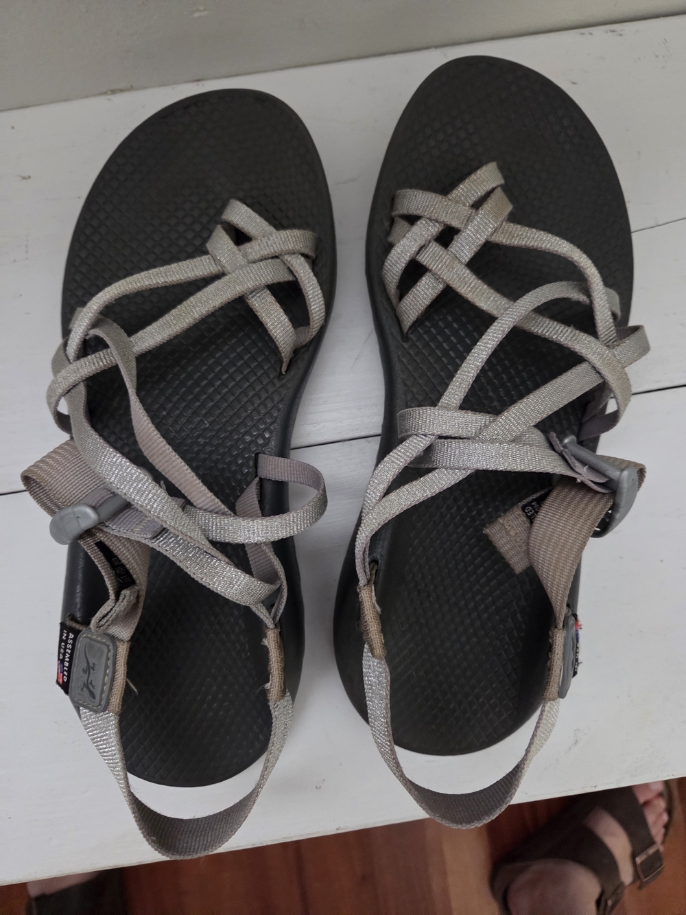 Women’s Strappy Outdoor Sandals - Light Gray